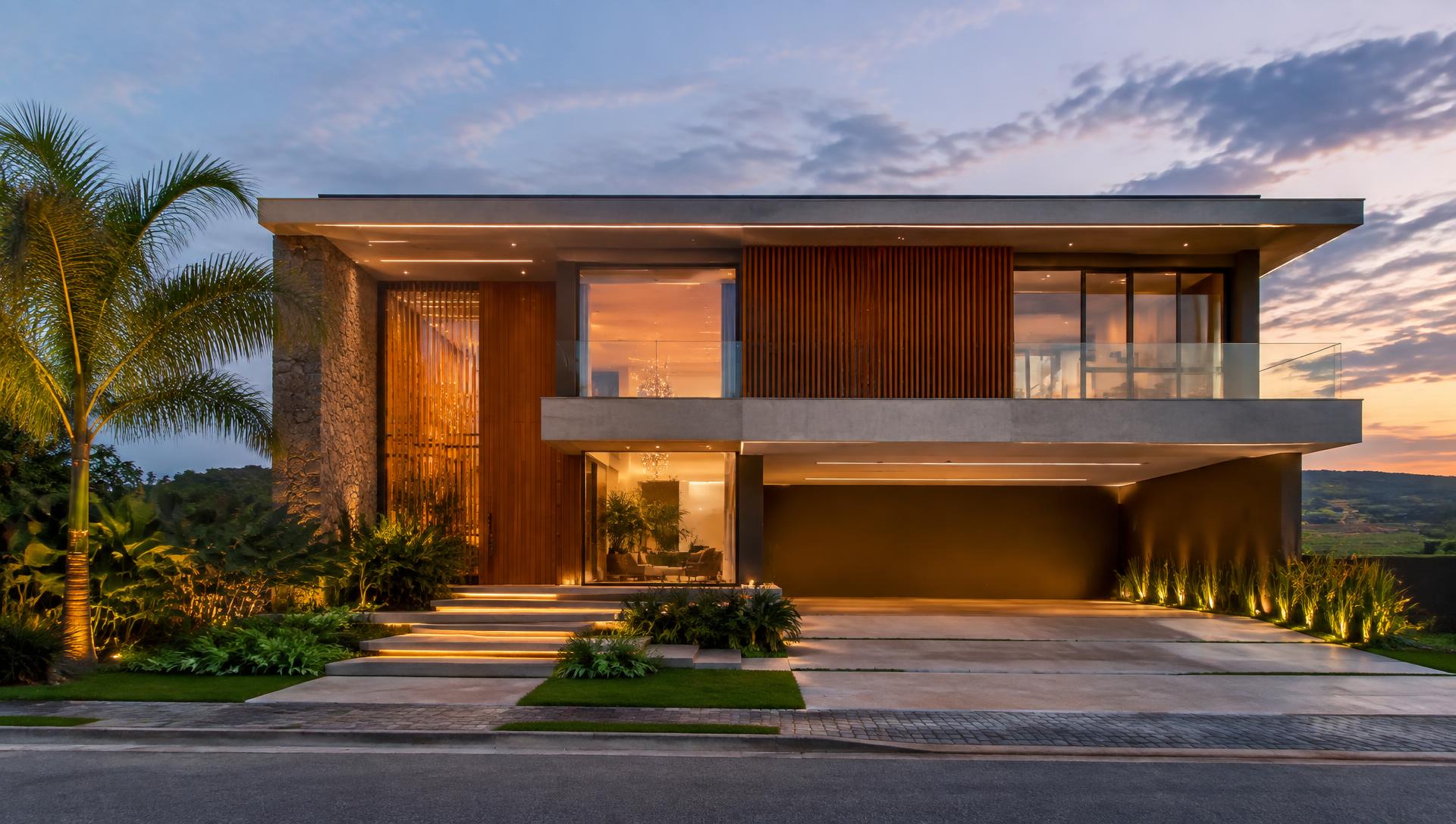 Residência de alto padrão projetada pela Arch Dutra
